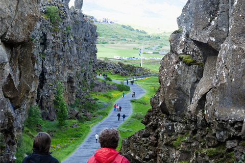 Private Golden Circle with Snowmobile Ride from Reykjavik
