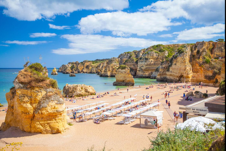 Lisbonne : Algarve, grottes de Benagil et Lagos avec option de tour en bateauVisite en petit groupe