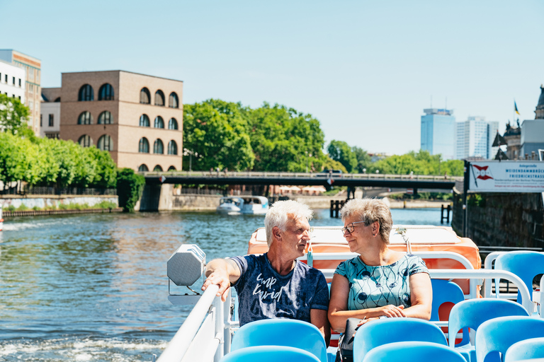 Berlin : croisière de 1 h en bateau avec place assiseDépart de Friedrichstraße avec audio-guide