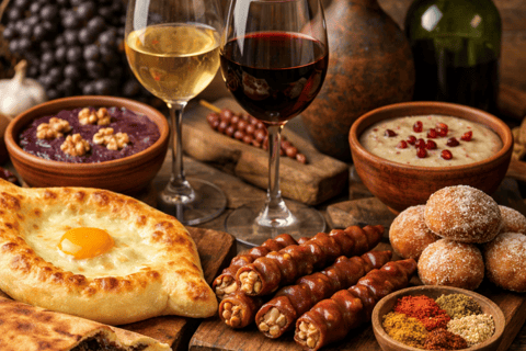 Tbilisi: Traditional Flavors & Double Wine Tasting Tour