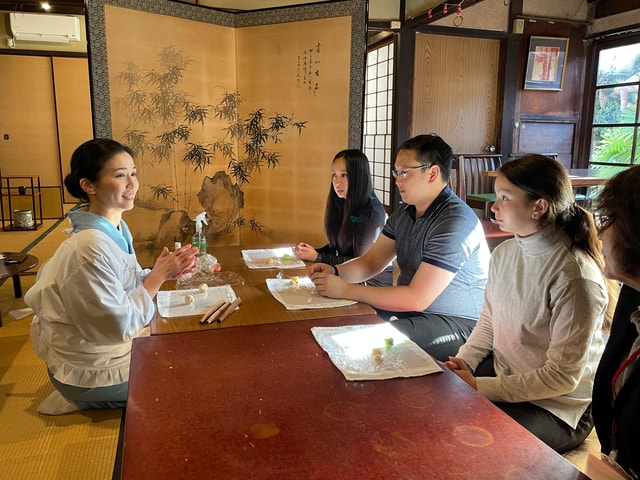 Kansai Airport: Exclusive Tea Ceremony & Wagashi Cooking