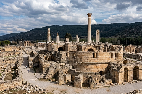 From Hammamet: Private Day Trip to Oudhna, Zaghouan, and Zriba El Olia Without a live guide
