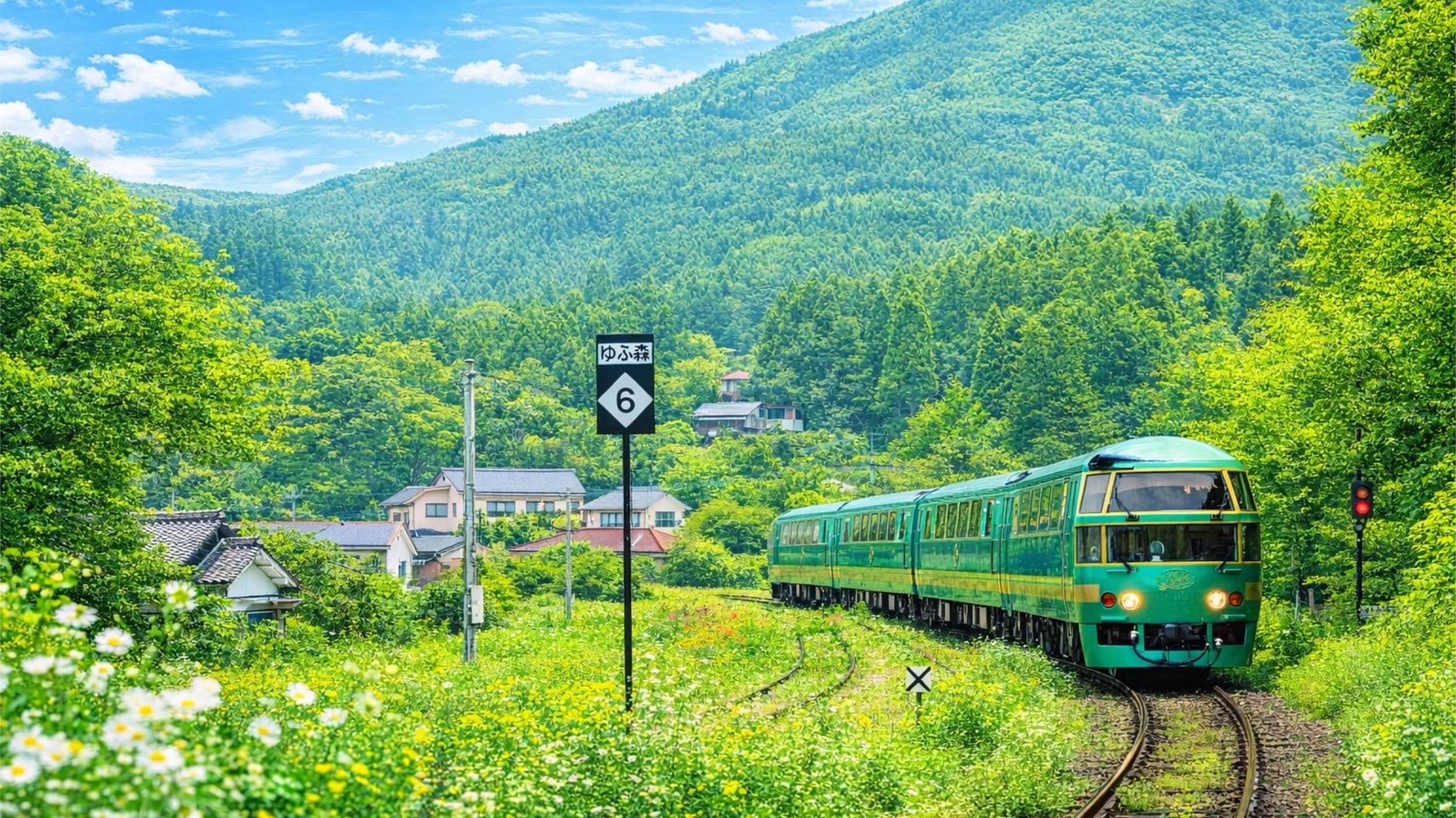 Yufuin-no-Mori-Zug: Tagestour von Fukuoka nach Beppu & Dazaifu