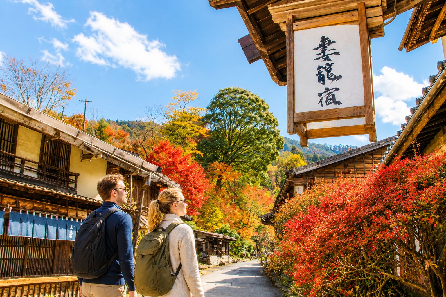 Magome-juku, Tsumago-juku & Ena-kyo: 1-Tages-Bustour ab Nagoya