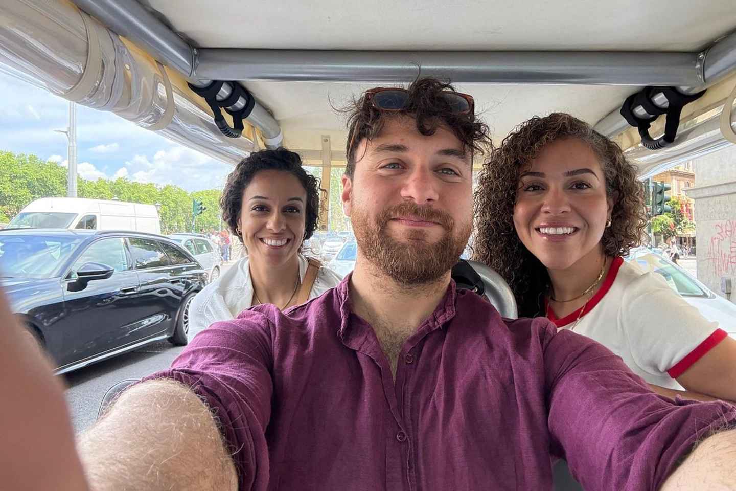 Rómartími: Einkagönguferð á golfbíl