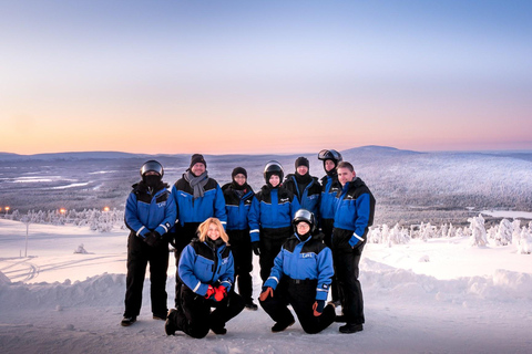 Levi: 4 uur sneeuwscootersafari naar de Fells in Levi