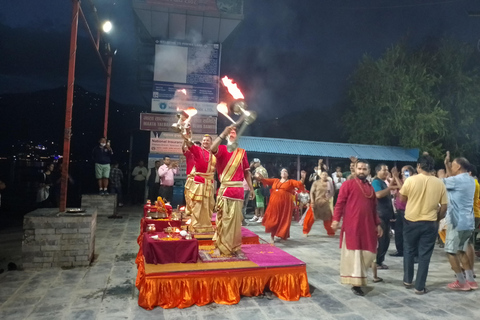 Pokhara: Aarati Ceremony at Phewa Lake with Barahi Temple