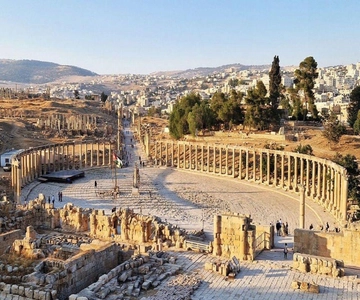Excursão de meio dia a Jerash a partir de Amã.