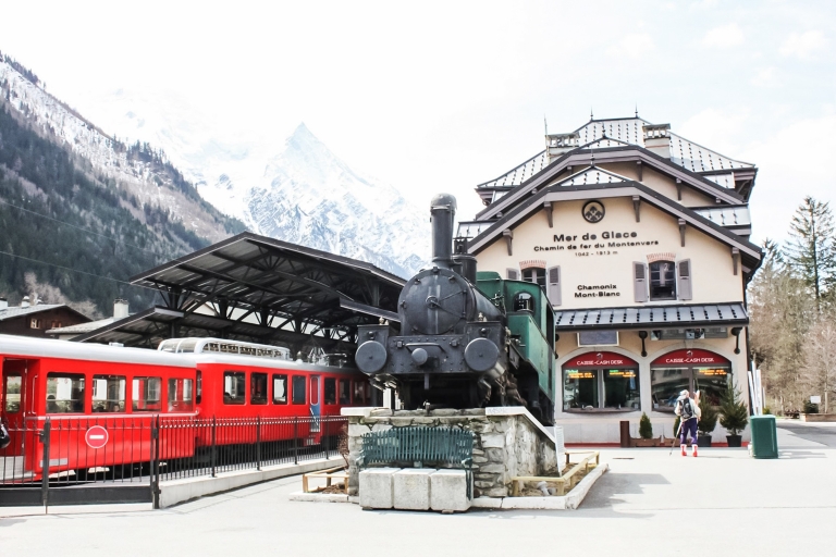 Ab Genf: Tagestour nach Chamonix und zum Mont-BlancAb Genf: Rundtour zum Mont Blanc mit Seilbahn und Zug