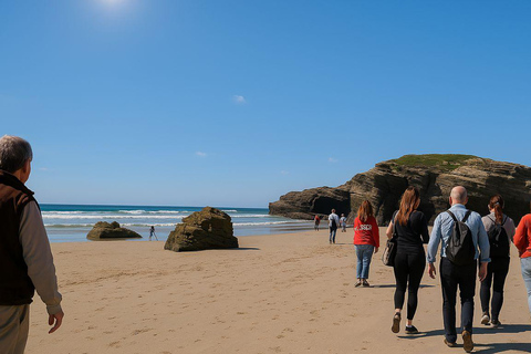 Cathedrals Beach and Lugo: Private Sightseeing Tour from Santiago to Northern Galicia Cathedrals Beach and Lugo: Private Tour from Santiago to Northern Galicia