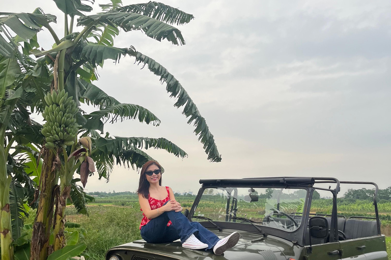 Hanoi Jeep Safari Tour: Red River Island Adventure | 2 Hours