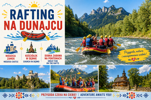 from Zakopane: Dunajec River fun Rafting in a pontoon