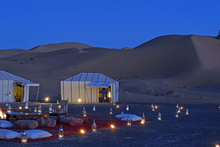 Vanuit Marrakech: 7 daagse verkenningstocht naar Tanger via de Merzouga duinen