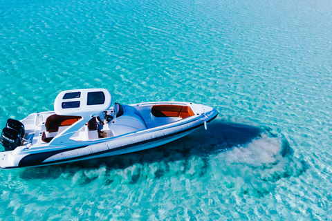 Hurghada: Paradise Speedboat W/ Optional Snorkeling & Lunch Island Transfer: Sea Taxi Speedboat, Without Entry Ticket