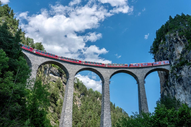 UNESCO Rhaetian Railway: Viaduct, Train Museum, St. Moritz Group of 8 Excluding Train Tickets