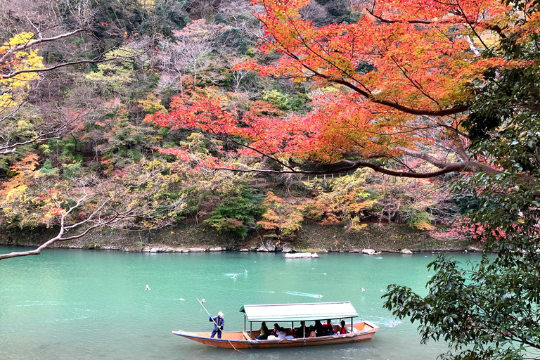 Kyoto Sagano Romantic Train in Arashiyama Bus Tour Half Day Plan