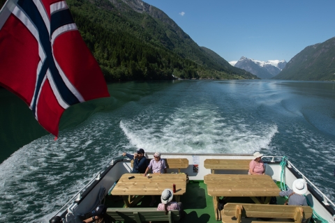 From Vik: Guided Fjord & Glacier Tour to Fjærland
