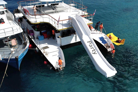 Phuket: Racha & Coral Island Catamaran Tour With Foam Party The Archer Foam Party With Transfer