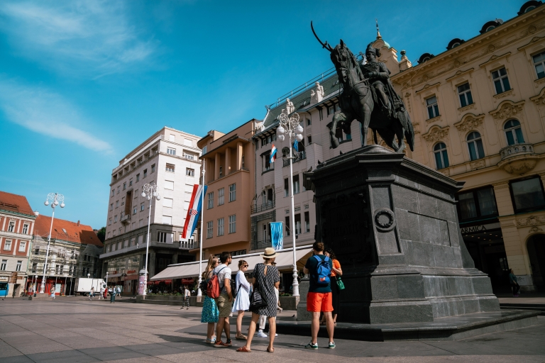 Het beste van Zagreb Tour inclusief kabelbaanTour in het Engels