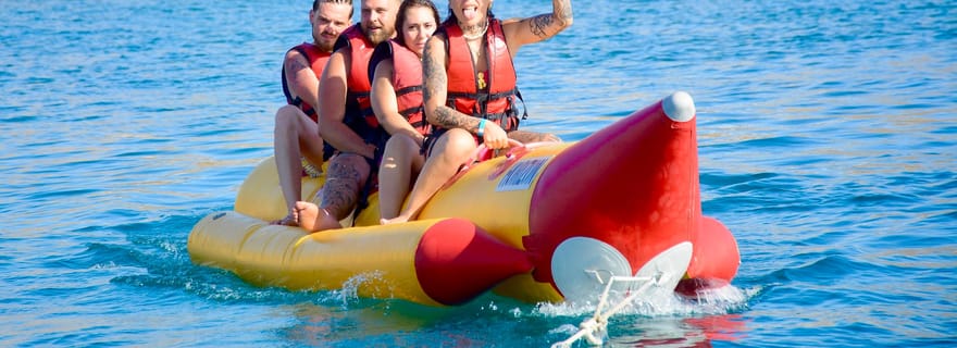 Charm el-Cheikh : sortie en bateau banane sur la mer Rouge