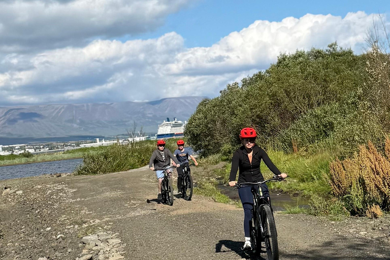 Akureyri: E-Bike Tour with Forest Lagoon Entry