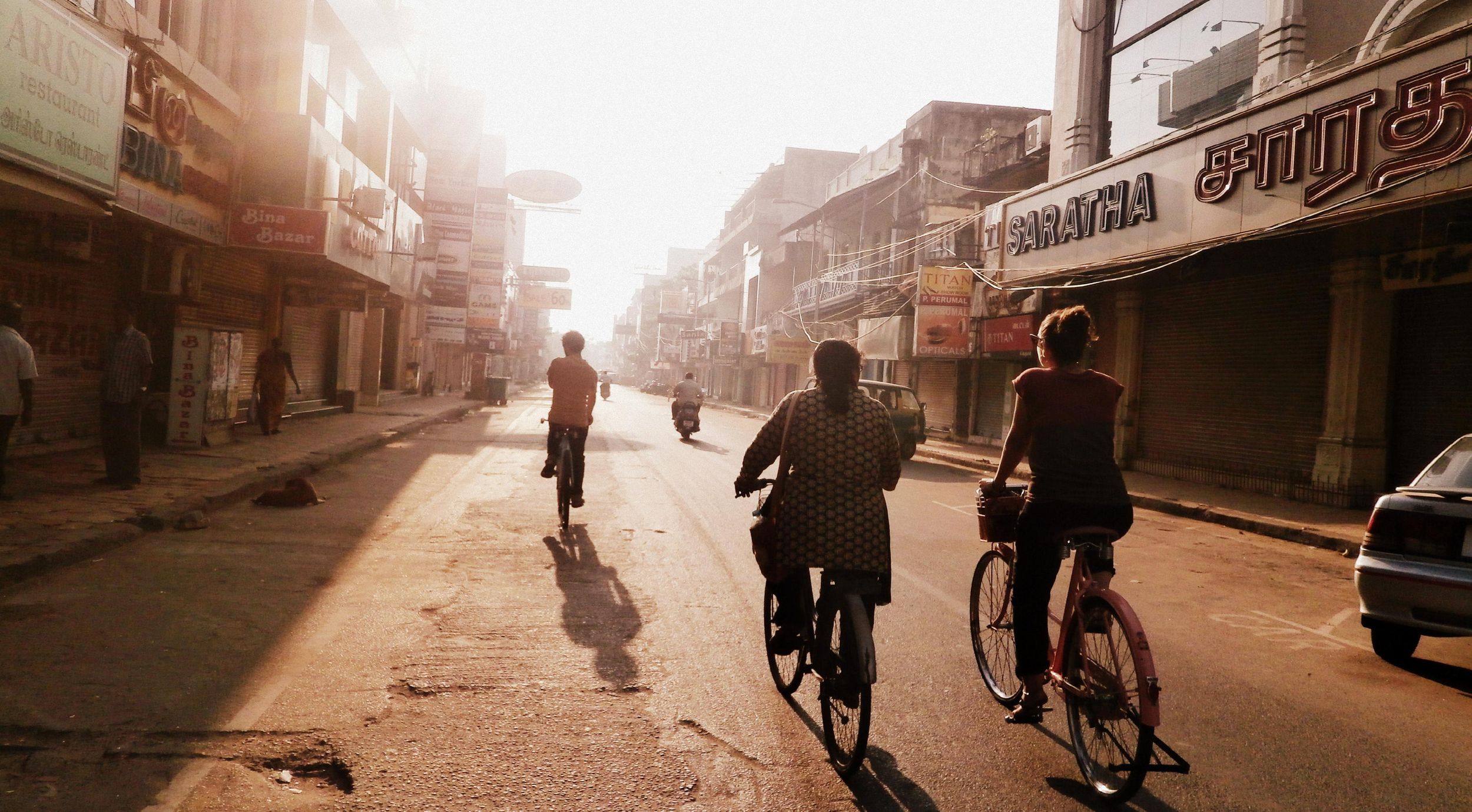 Pondicherry: Geführte Pondy Cycle Tour mit Vintage-Fahrrädern
