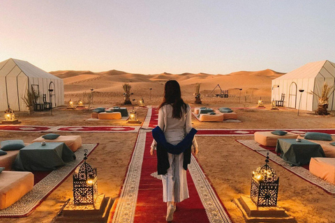 Fes to Marrakech: 3-Day Sahara Desert Adventure Luxury Desert Camp