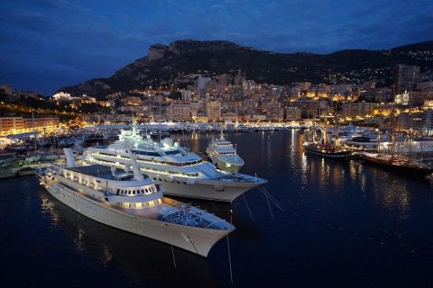Depuis Nice : Monaco et Monte-Carlo la nuit