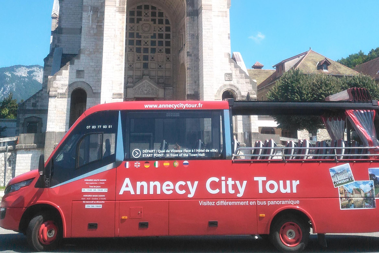 Tour di Annecy in un autobus cabriolet