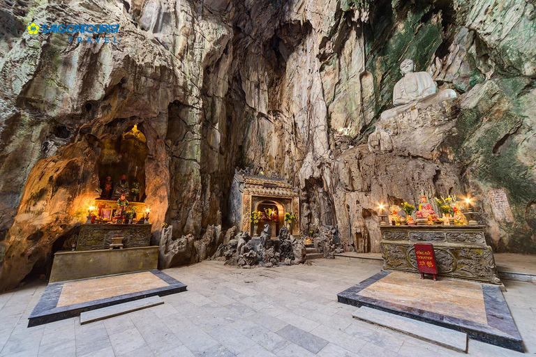 Montañas de Mármol - Ciudad de Hoi An - Paseo en barco y Suelta de Linternas