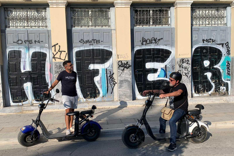 Aten: Premium guidad E-scooter tur i AkropolisområdetAten: Guidad E-Scooter-tur i Akropolisområdet