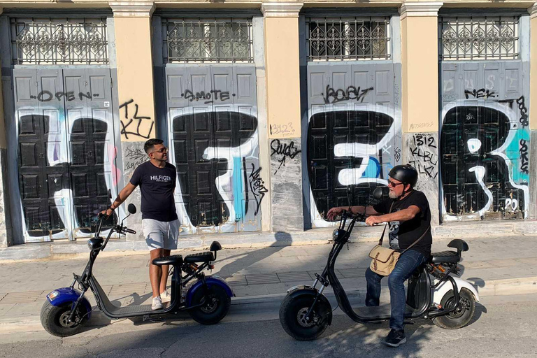 Athen: Geführte E-Scooter-Tour im Akropolis-Gebiet