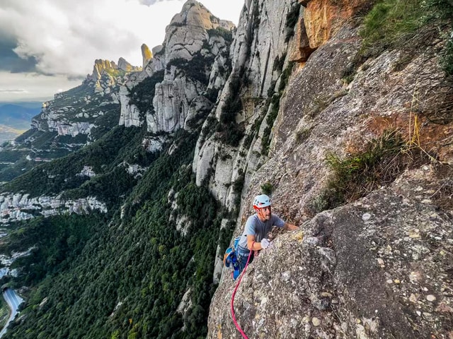 Montserrat: Rock climbing in a magical environment.