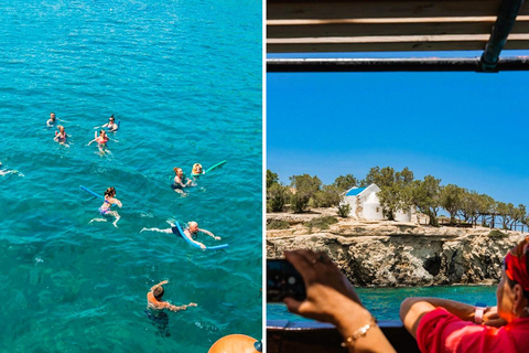 From Hersonissos: Half-Day Pirate Boat Trip with Lunch