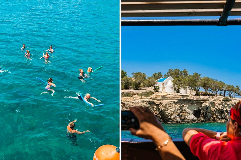 From Hersonissos: Half-Day Pirate Boat Trip with Lunch