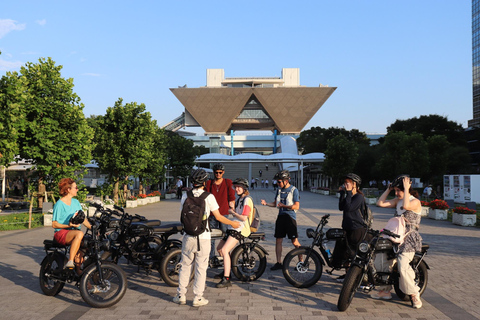 Tour guidato in e-bike della Baia di Tokyo di 3 ore da Tsukiji