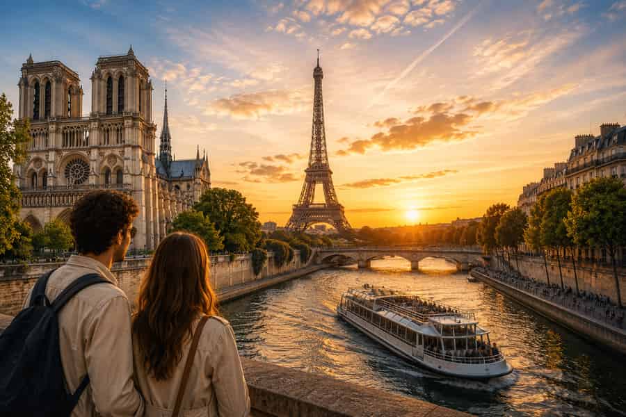 Paris: Spar-Kombiticket für Notre-Dame, Eiffelturm & Seine-Fahrt. Foto: GetYourGuide Paris: Spar-Kombiticket für Notre-Dame, Eiffelturm & Seine-Fahrt. Foto: GetYourGuide