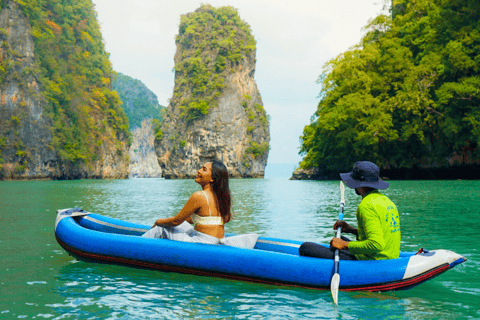 Phuket : Excursion privée de luxe en bateau à longue queue dans la baie de Phang NgaProgramme A