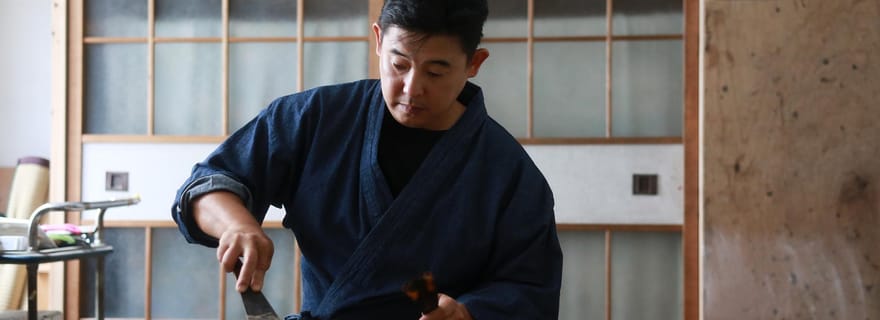 Visite privée d'un atelier de laque à Hiroshima avec cadeau