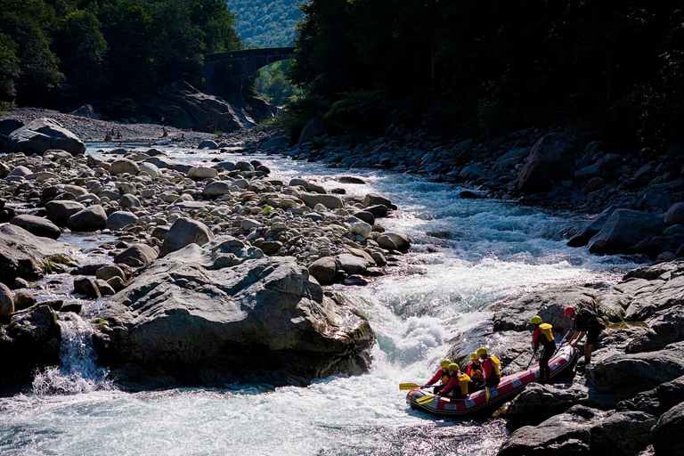 Rafting in the Sesia Gorge