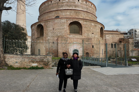Thessaloniki: Upper Town Bus & Walking Tour with Drinks