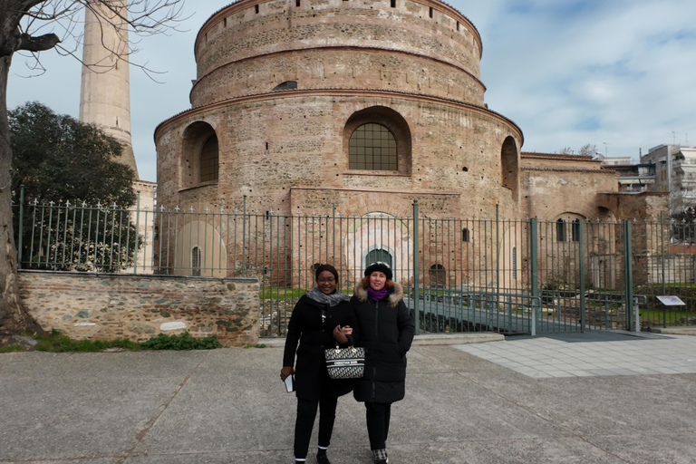 Thessaloniki: Upper Town Bus & Walking Tour with Drinks