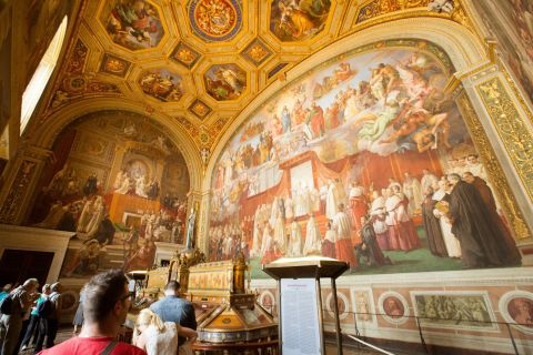 Vatikaanimuseot, Sikstuksen kappeli ja Pietarinkirkko