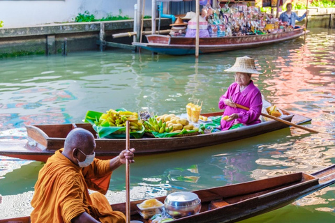 Stora palatset Wat Pho Wat Arun Damnoen Maeklong Yaowarat