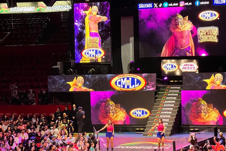 Vivez la Lucha Libre à Mexico depuis la première rangée VIP !Vivez la lutte libre à Mexico depuis la première rangée VIP !