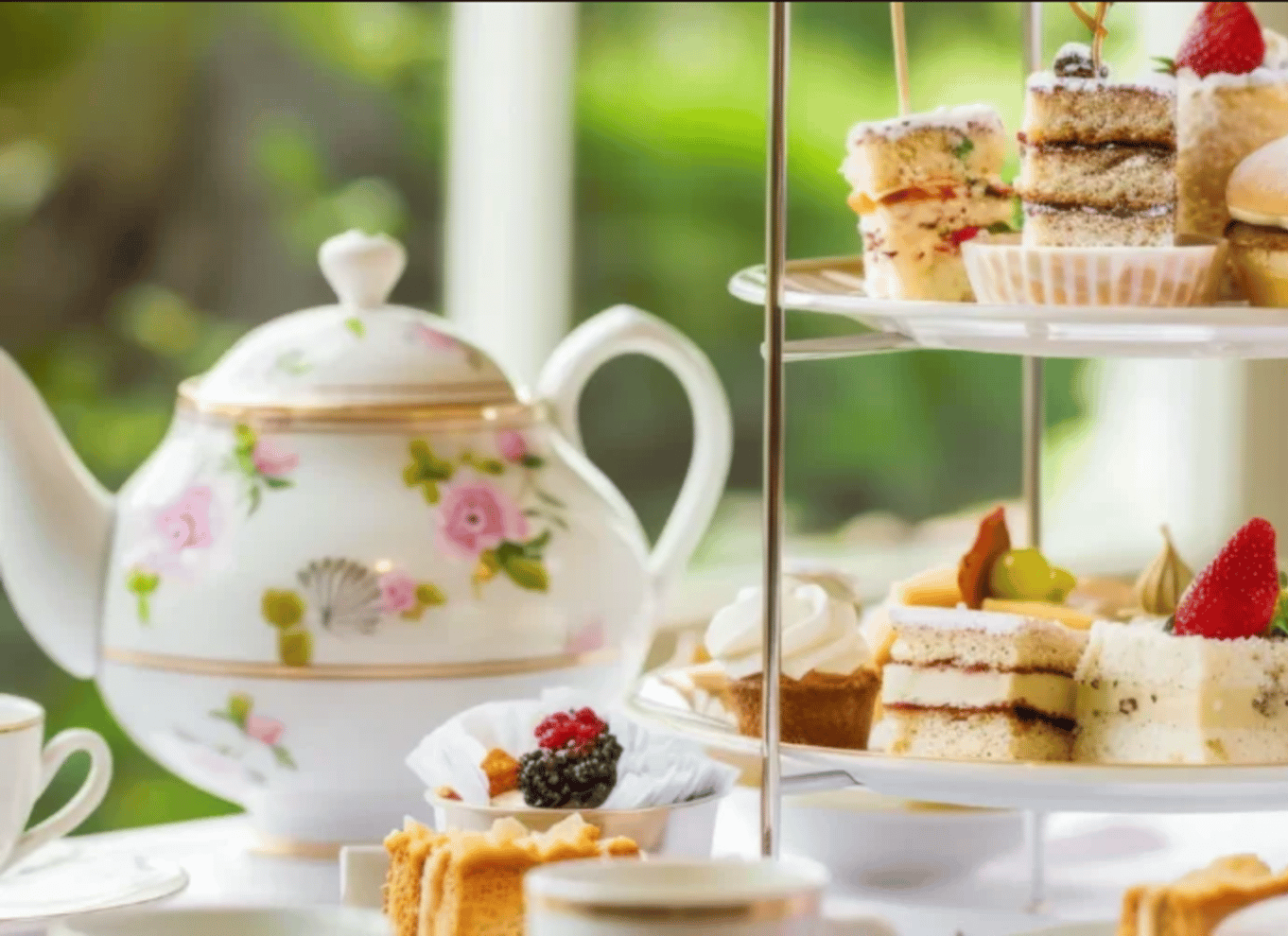 Wicklow: Eftermiddagste på Russborough Café