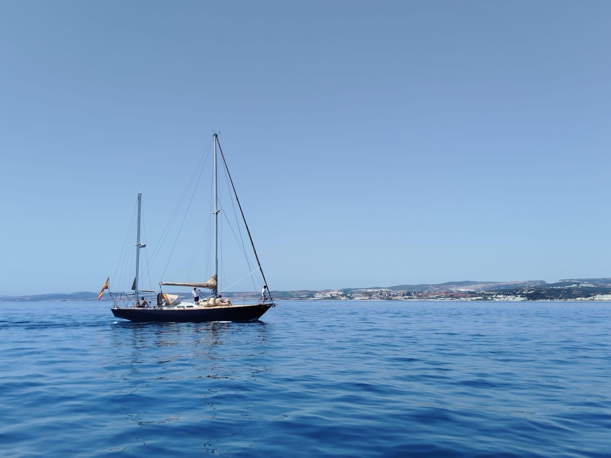 Segeltörn in der Bucht von Estepona