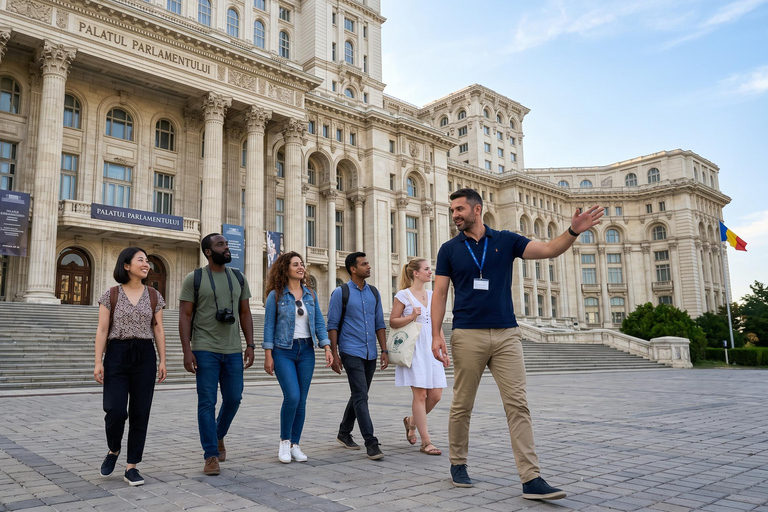 Bucharest Tour: Parliament, Ceausescu Villa & Village Museum PRIVATE-MINIVAN-Entrance tickets are included