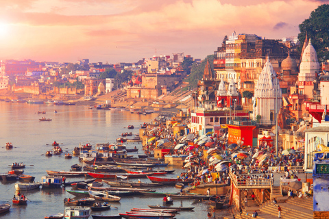 From Varanasi: 4-Day Private Golden Triangle Tour with Kashi From Varanasi: Kashi Golden Triangle Tour
