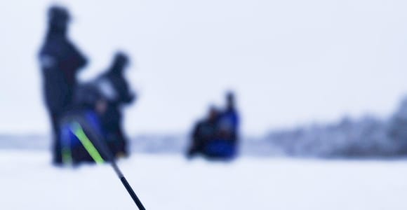 Rovaniemi: Ice Fishing on Frozen Lake by Arctic SnowHotel